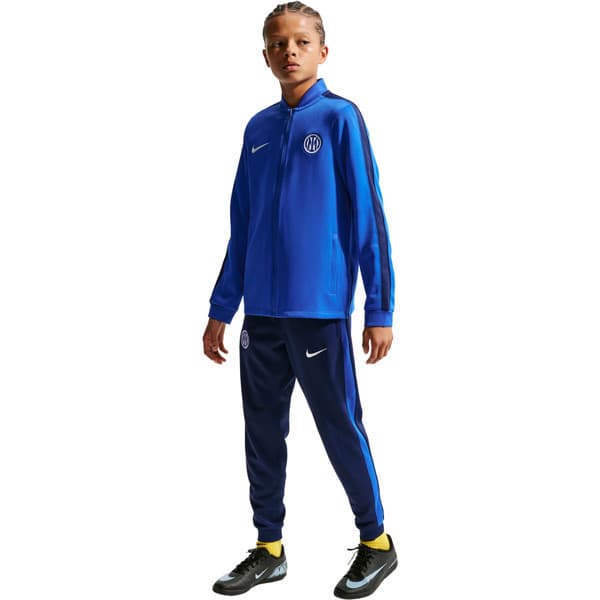Nike Inter Milan Strike Trainingspak 2026-2027 Kids in Blauw Donkerblauw Wit