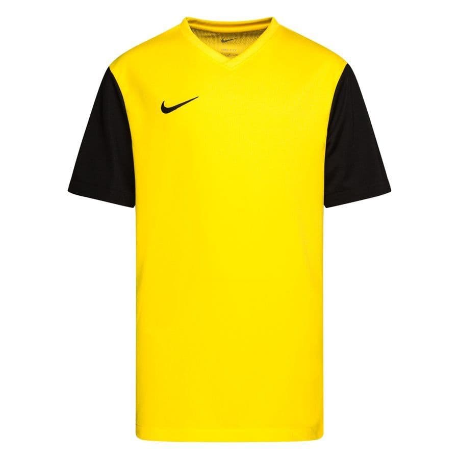 Nike Tiempo Premier II Voetbalshirt Kids in Geel Zwart