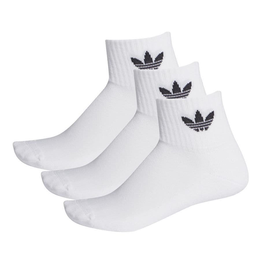 adidas Originals Enkelsokken Mid-cut 3-pak