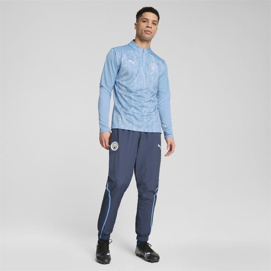 Puma Manchester City Trainingsshirt Pre Match Kwartrits, foto 3