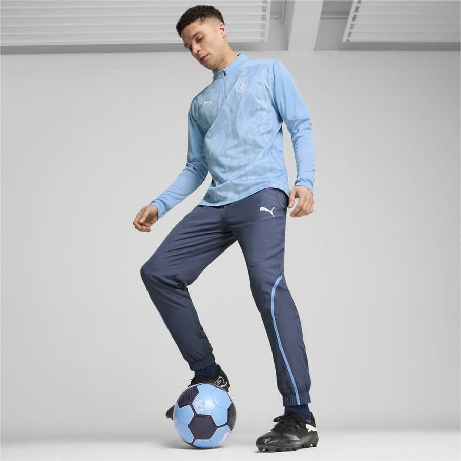 Puma Manchester City Trainingsshirt Pre Match Kwartrits, foto 4