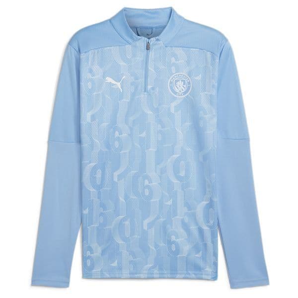 Puma Manchester City Trainingsshirt Pre Match Kwartrits, foto 8
