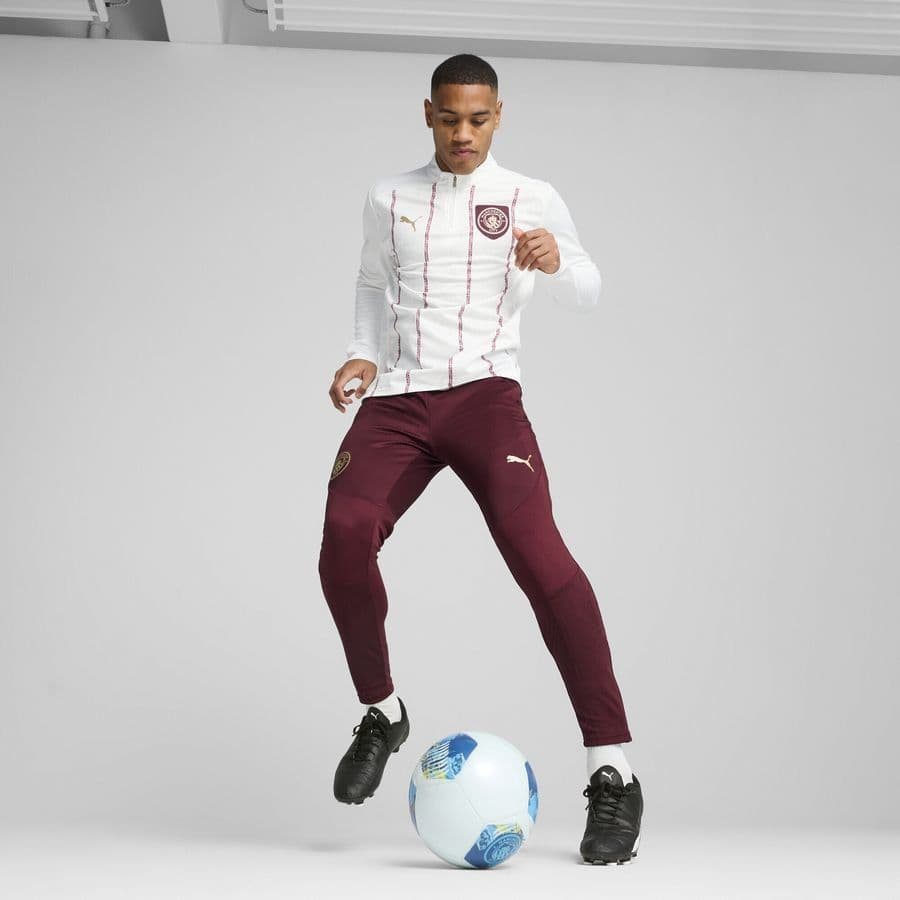Puma Manchester City Trainingsshirt Pre Match Kwartrits, foto 4