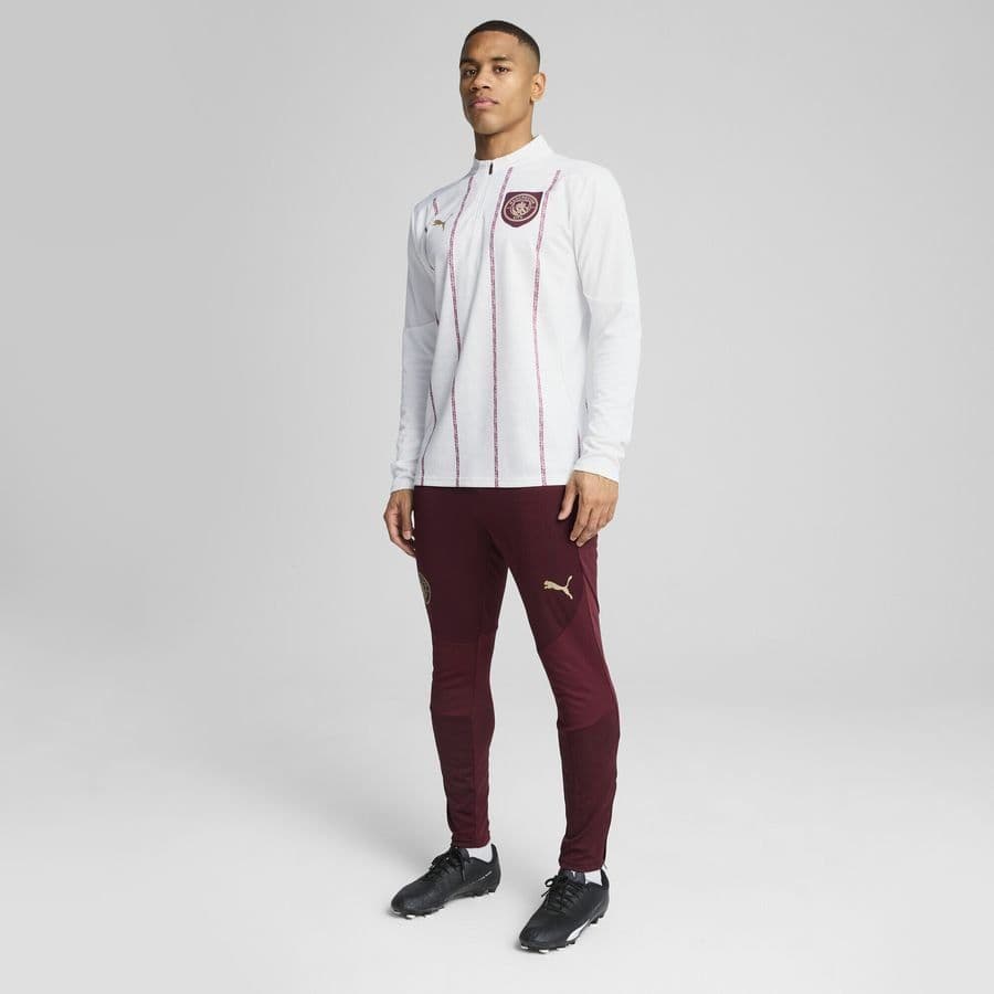 Puma Manchester City Trainingsshirt Pre Match Kwartrits, foto 3