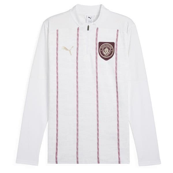 Puma Manchester City Trainingsshirt Pre Match Kwartrits, foto 8