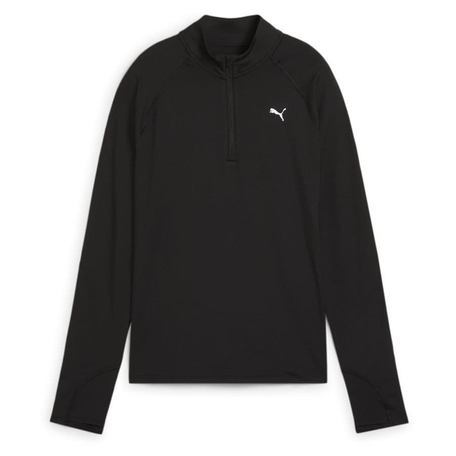 Puma W Run Velocity Cloudspun 1/4 Zip PUMA Black Dames