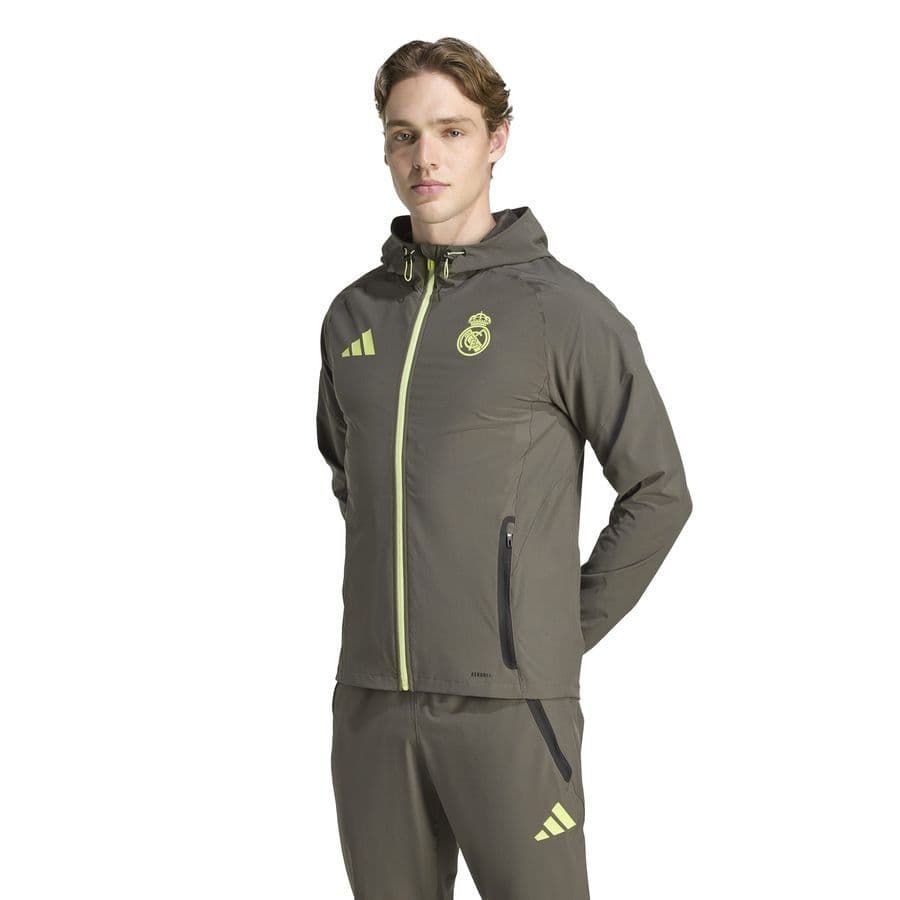 adidas Real Madrid Trainingsjas Tiro 25 Competition Vis Tech Travel, foto 2