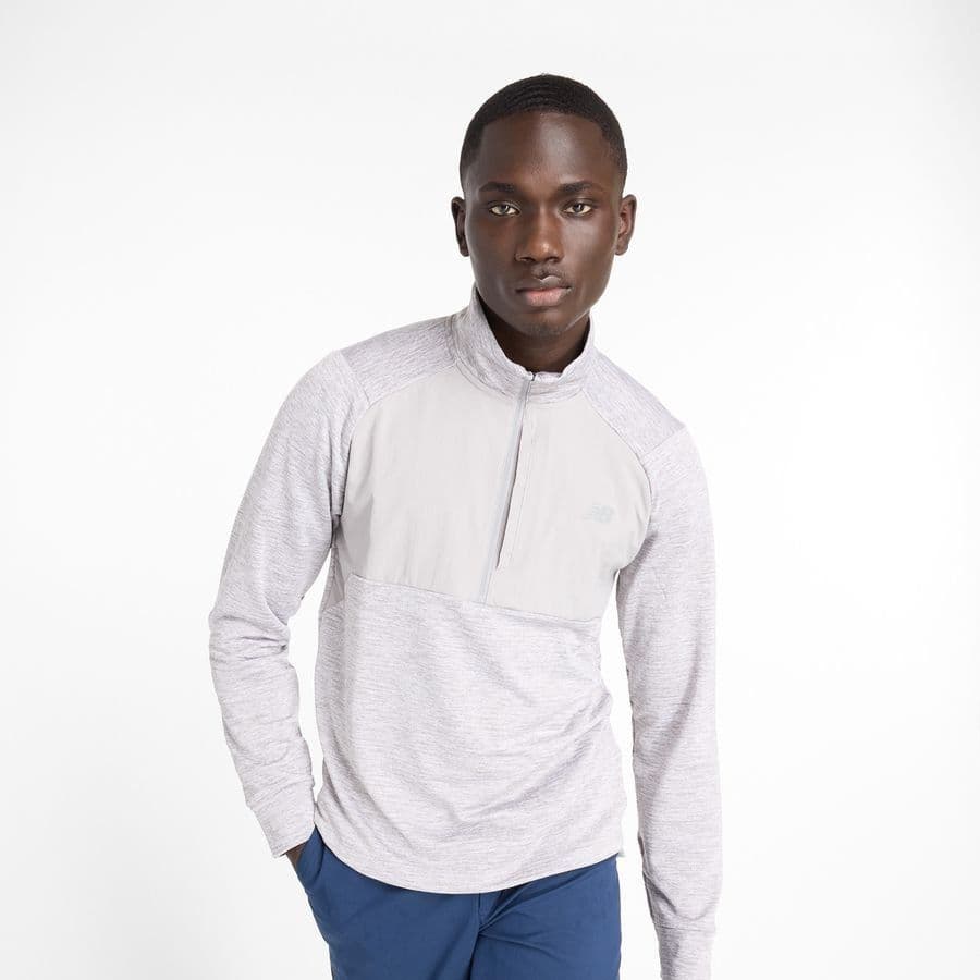 New Balance Hardloopshirt Athletics Heat Grid Half Zip