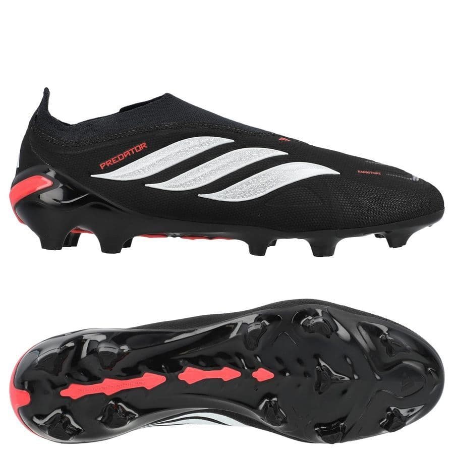 adidas Predator League Veterloze Gras Voetbalschoenen (FG) in Zwart Wit Rood