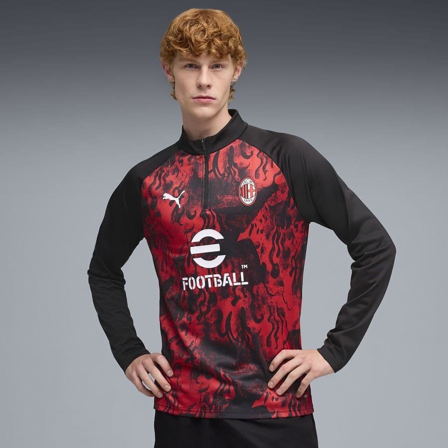 Puma Milan Trainingsshirt Pre Match Kwartrits, foto 4