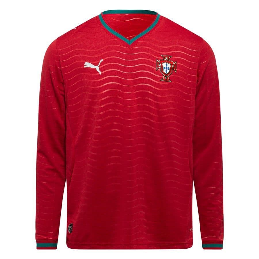 Puma Portugal Thuisshirt World Cup 2026 Kids Lange Mouwen
