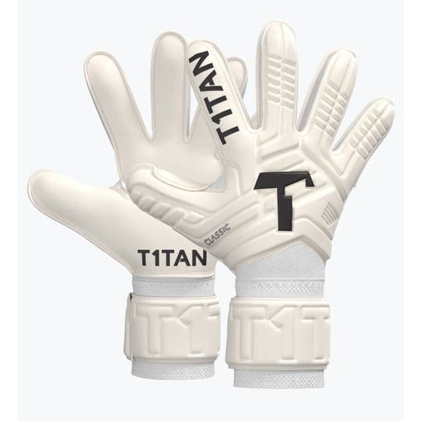 T1TAN Keepershandschoenen Classic 1.0 White-out, foto 2