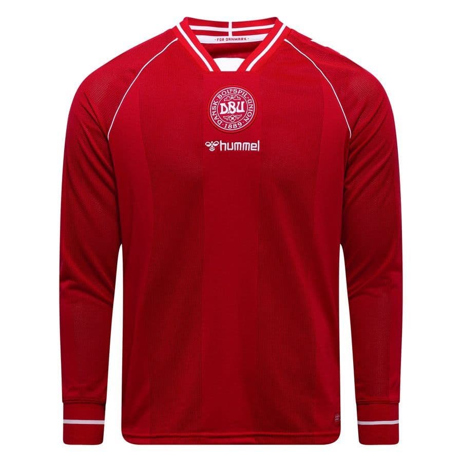 hummel Denemarken Thuisshirt 2026/27 Lange Mouwen