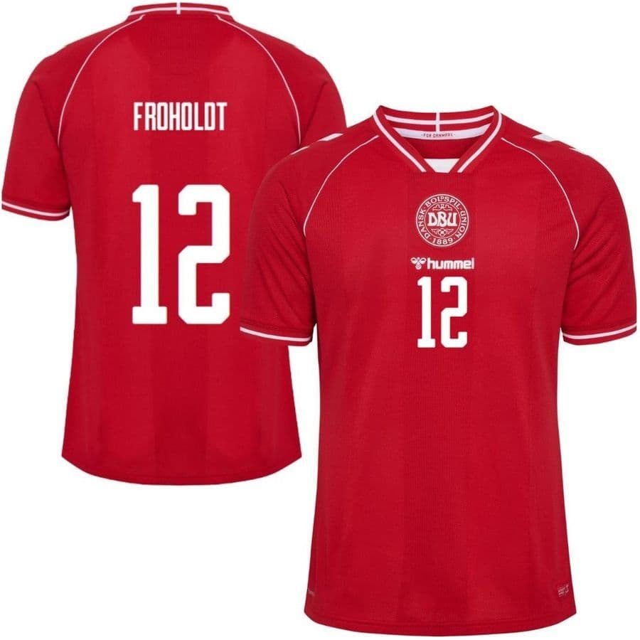 hummel Denemarken Thuisshirt 2026/27 Pro Player Edition Froholdt 12