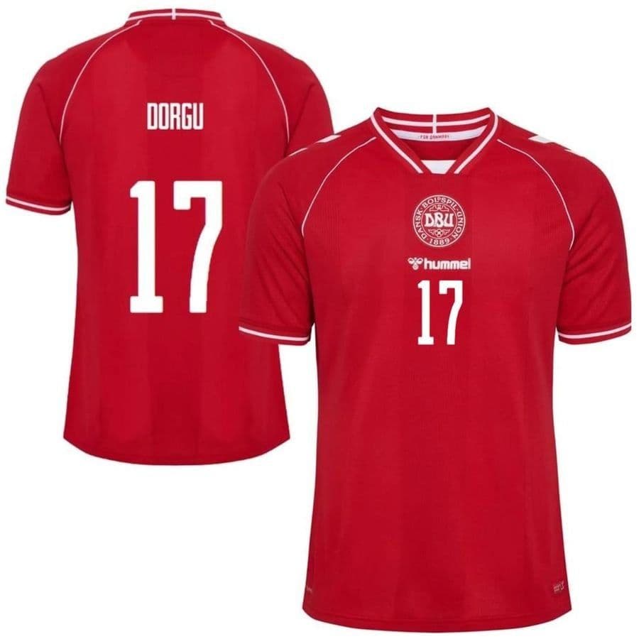 hummel Denemarken Thuisshirt 2026/27 Pro Player Edition Dorgu 17