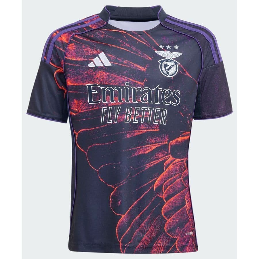 adidas Sl Benfica 2025/2026 Vierde Replica Voetbalshirt Kids