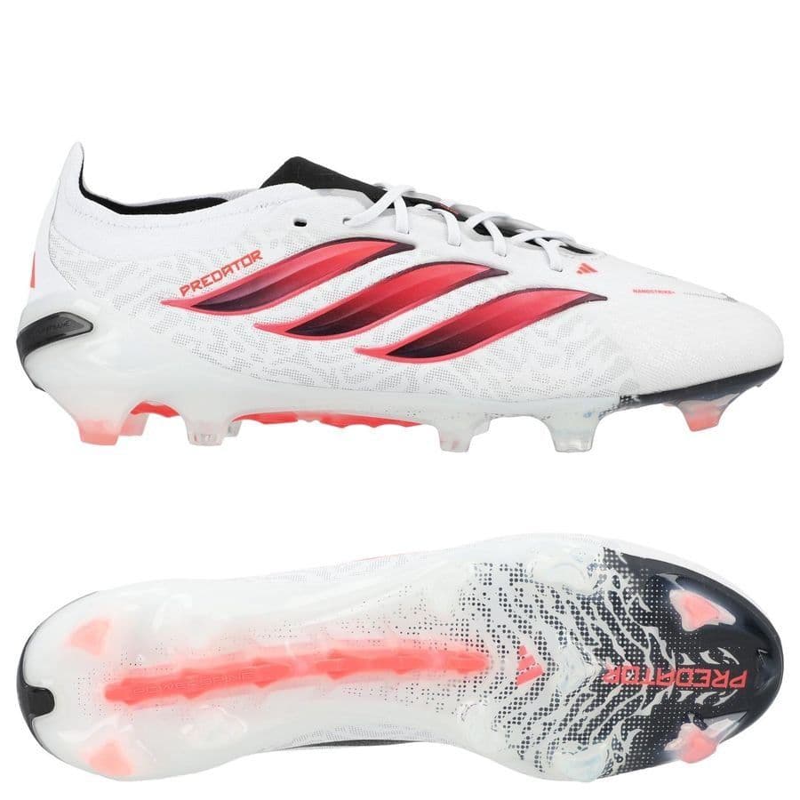 adidas Predator Elite FT Gras Voetbalschoenen (FG) in Wit Zwart Roze