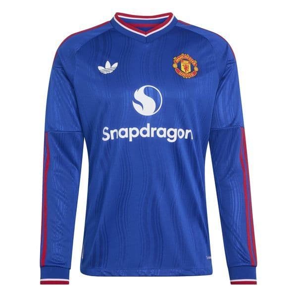 adidas Manchester United Uitshirt 2026/27 Champions League Authentic Lange Mouwen, foto 3