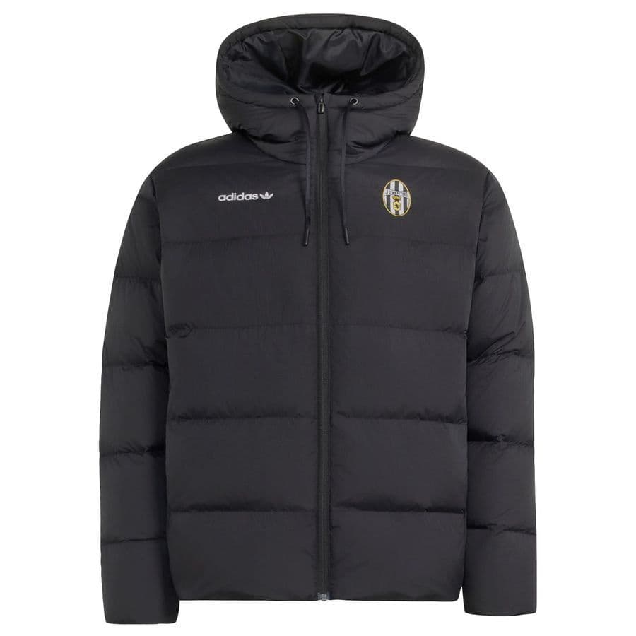 adidas Juventus Turin Climawarm 3 Stripes Puffer Donsjack Met Capuchon