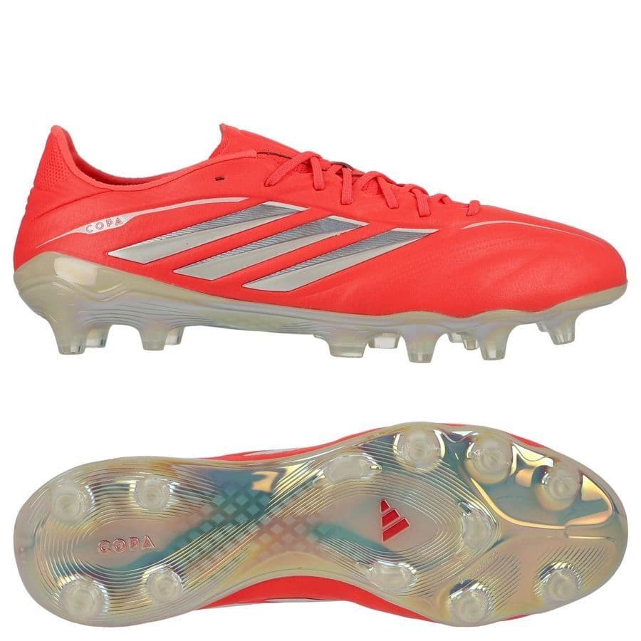 adidas Copa Pure IV Elite Gras Voetbalschoenen (FG) in Felroze Zilver Wit