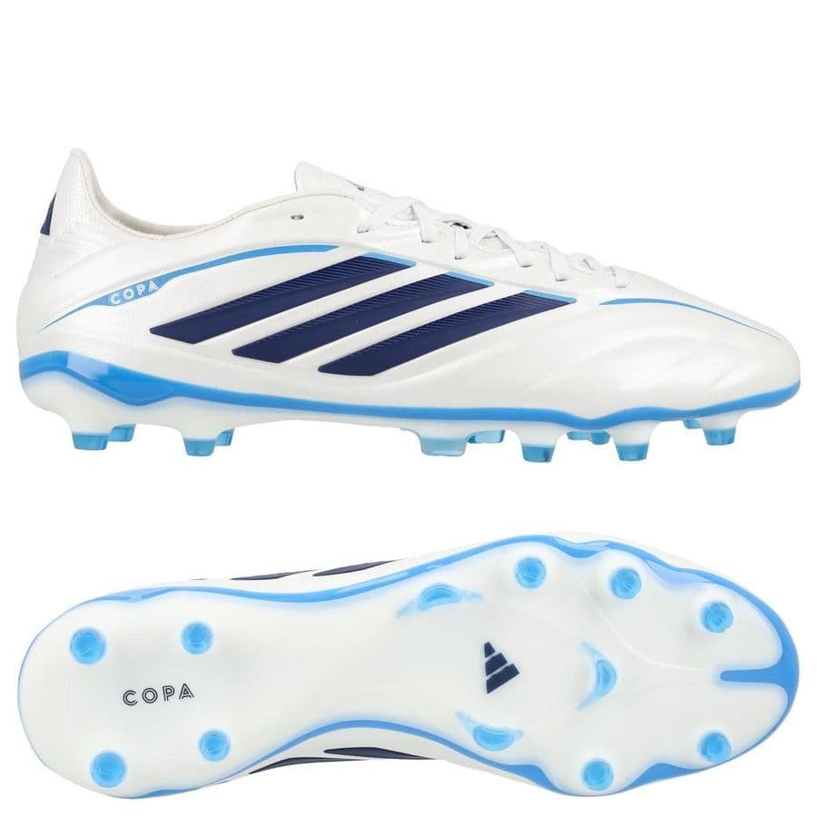adidas Copa Pure IV Pro Gras Voetbalschoenen (FG) in Wit Blauw Donkerblauw