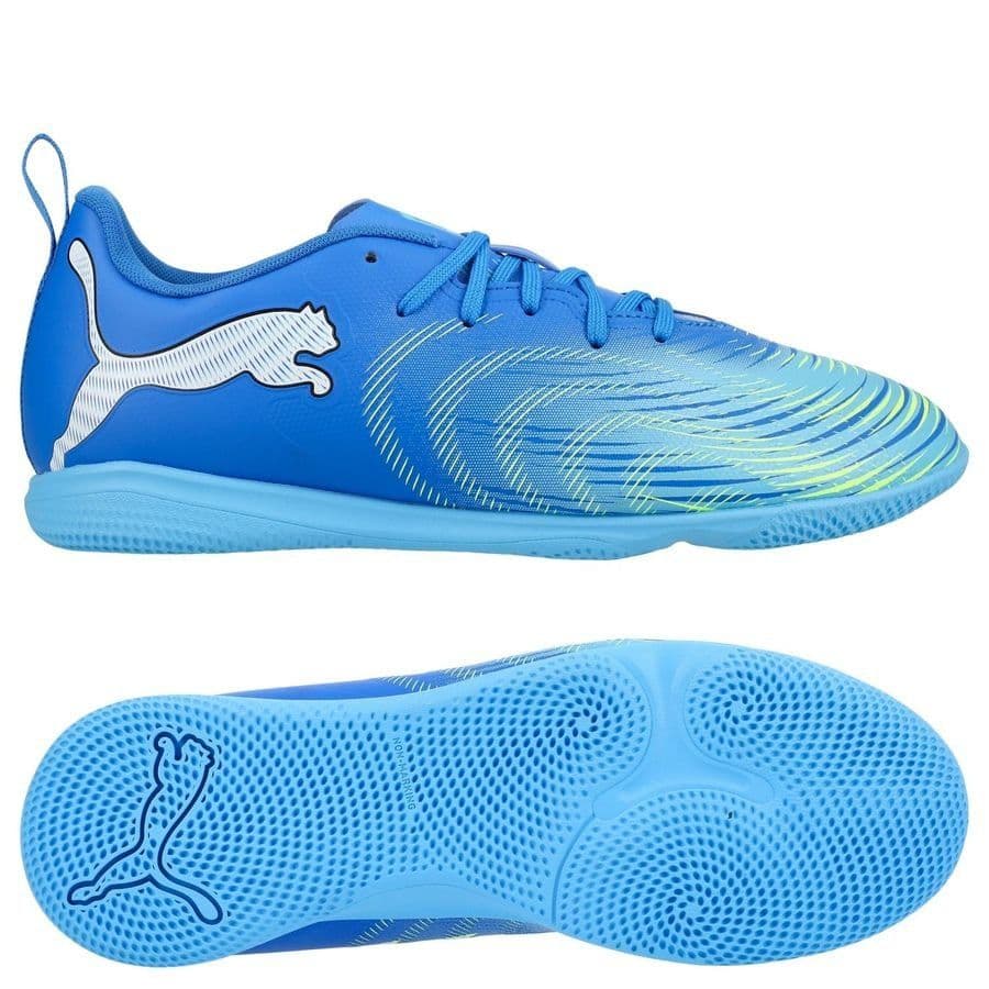 Puma Future 9 Play Zaalvoetbalschoenen (IN) Kids Blauw Luminous, foto 8