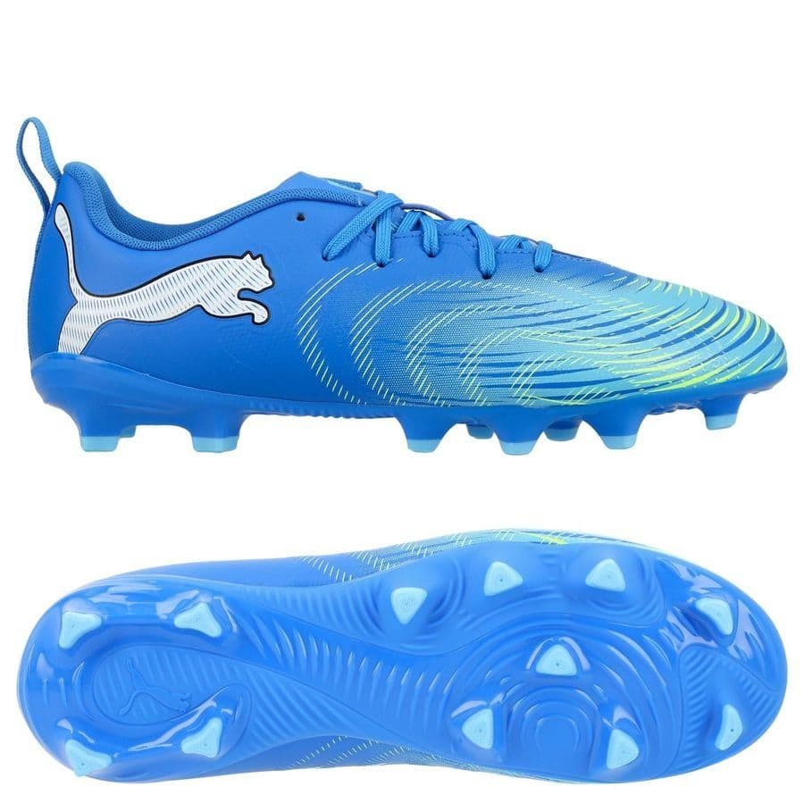 Puma Future 9 Play Gras / Kunstgras Voetbalschoenen (MG) Kids Blauw Luminous, foto 7
