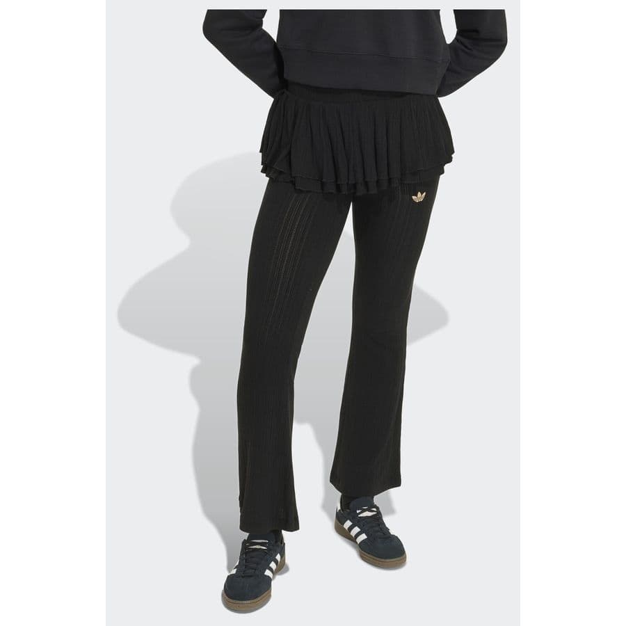adidas Originals Slim-fit Knitted Legging Met Ruches