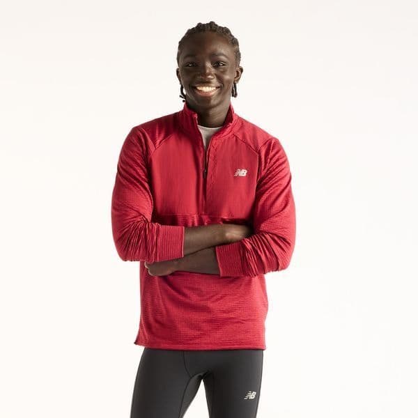 New Balance Hardloopshirt Athletics Heat Grid 1/2 Zip, foto 6