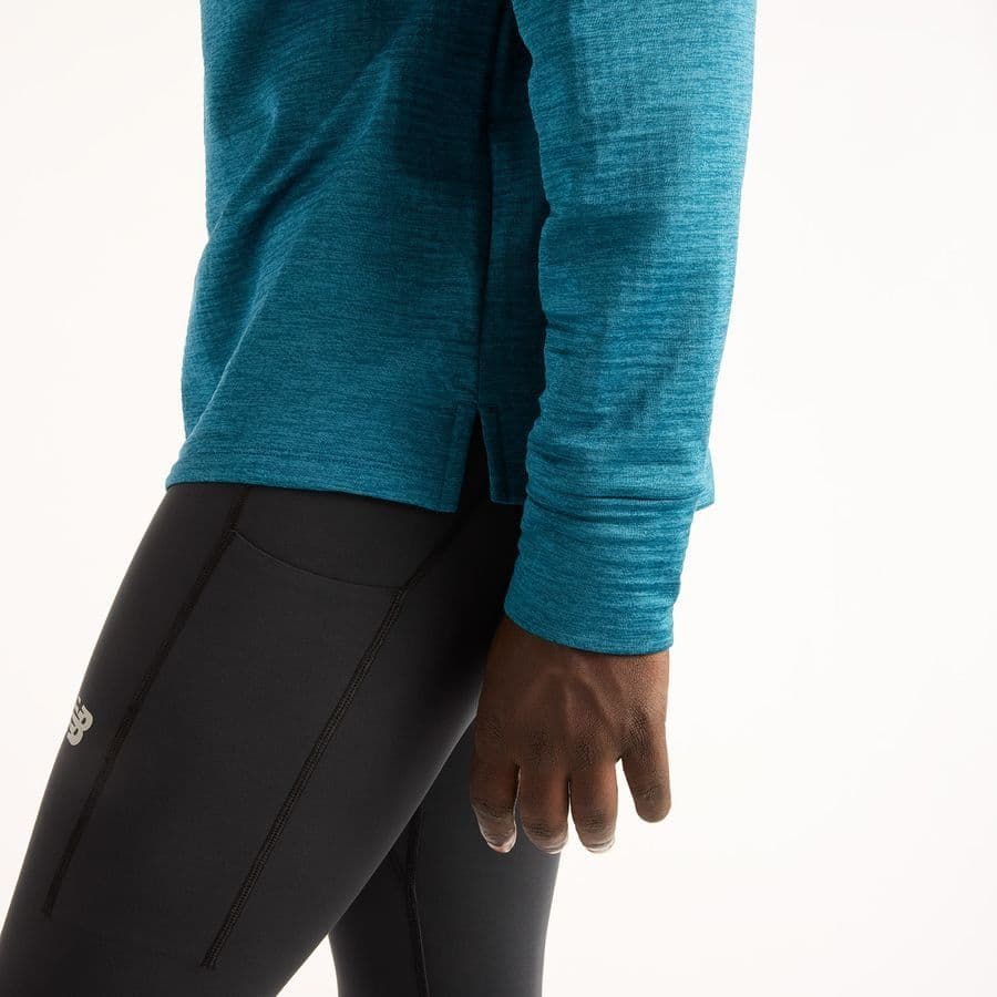 New Balance Hardloopshirt Athletics Heat Grid 1/2 Zip, foto 4