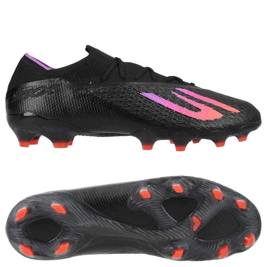 Skechers SKX_2 Elite Gras Voetbalschoenen (FG) in Zwart Paars Neon