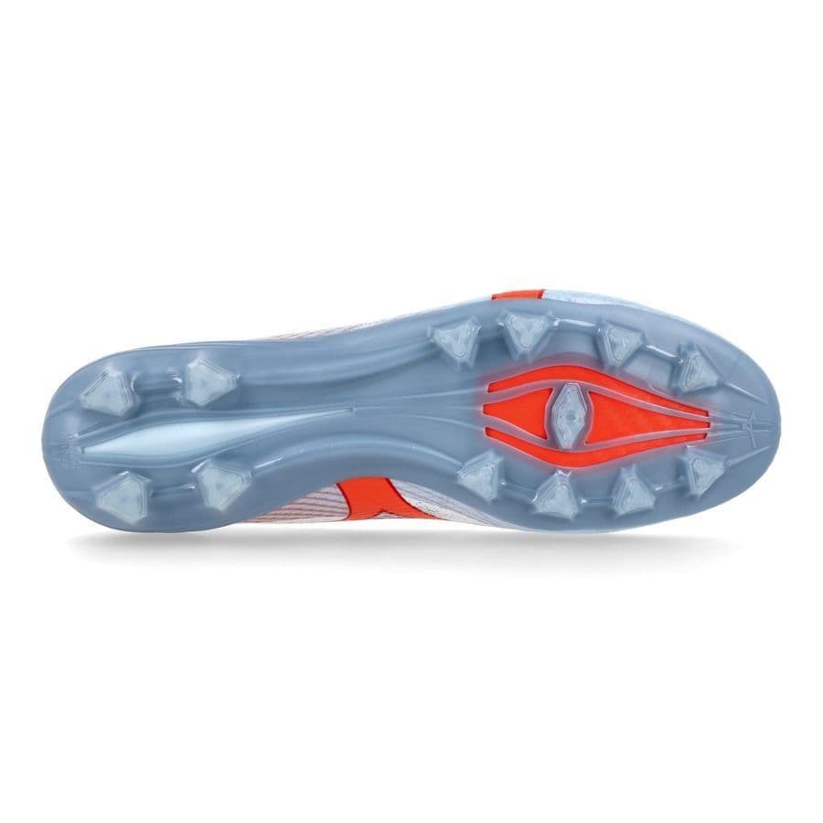 Mizuno Alpha III Japan Gras Voetbalschoenen (FG) Wit Oranje Limoen, foto 8