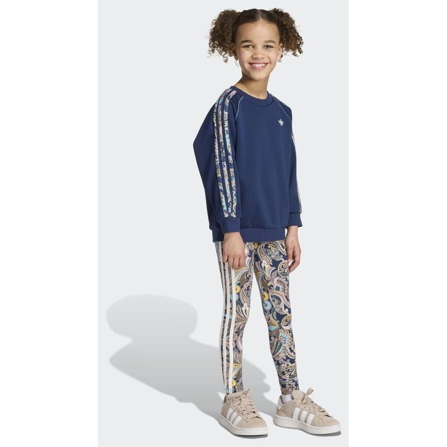 adidas Originals adidas x Liberty London Oversized Crewnecktrui En Legging Set