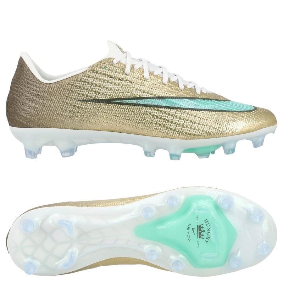 Nike Zoom Mercurial Superfly 11 Mbappé Elite Kunstgras Voetbalschoenen (AG) in Goud Groen Wit