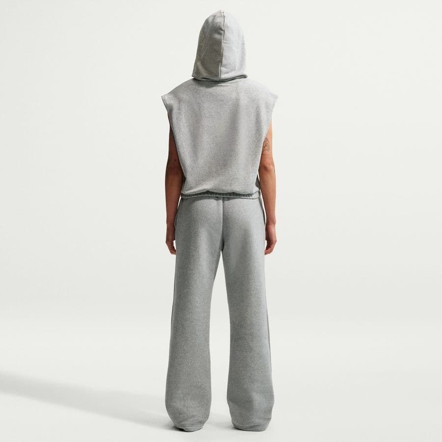 Nike Trainingsbroek Studio Fleece Mid-rise Open-hem Dames, foto 5