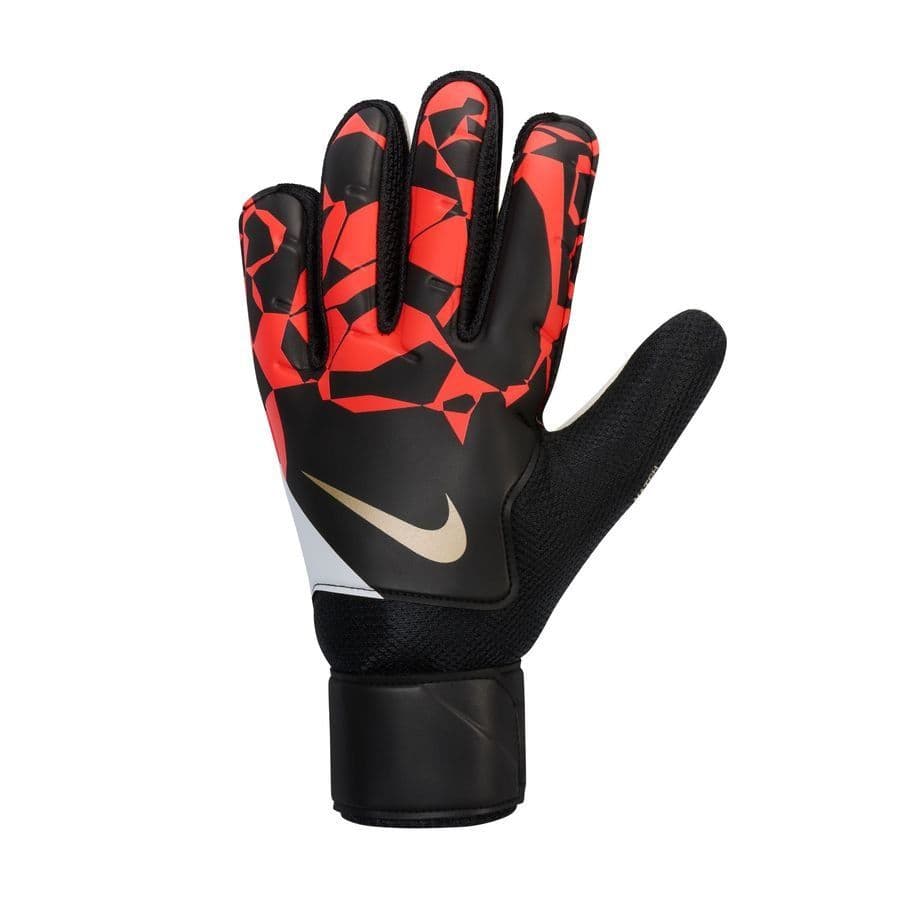 Nike Match Keepershandschoenen in Zwart Felrood Goud
