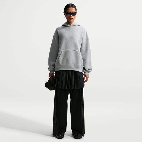 Nike Hoodie Studio Fleece Oversized Dames, foto 6