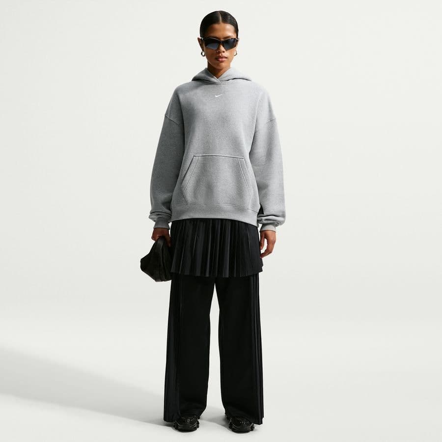 Nike Hoodie Studio Fleece Oversized Dames