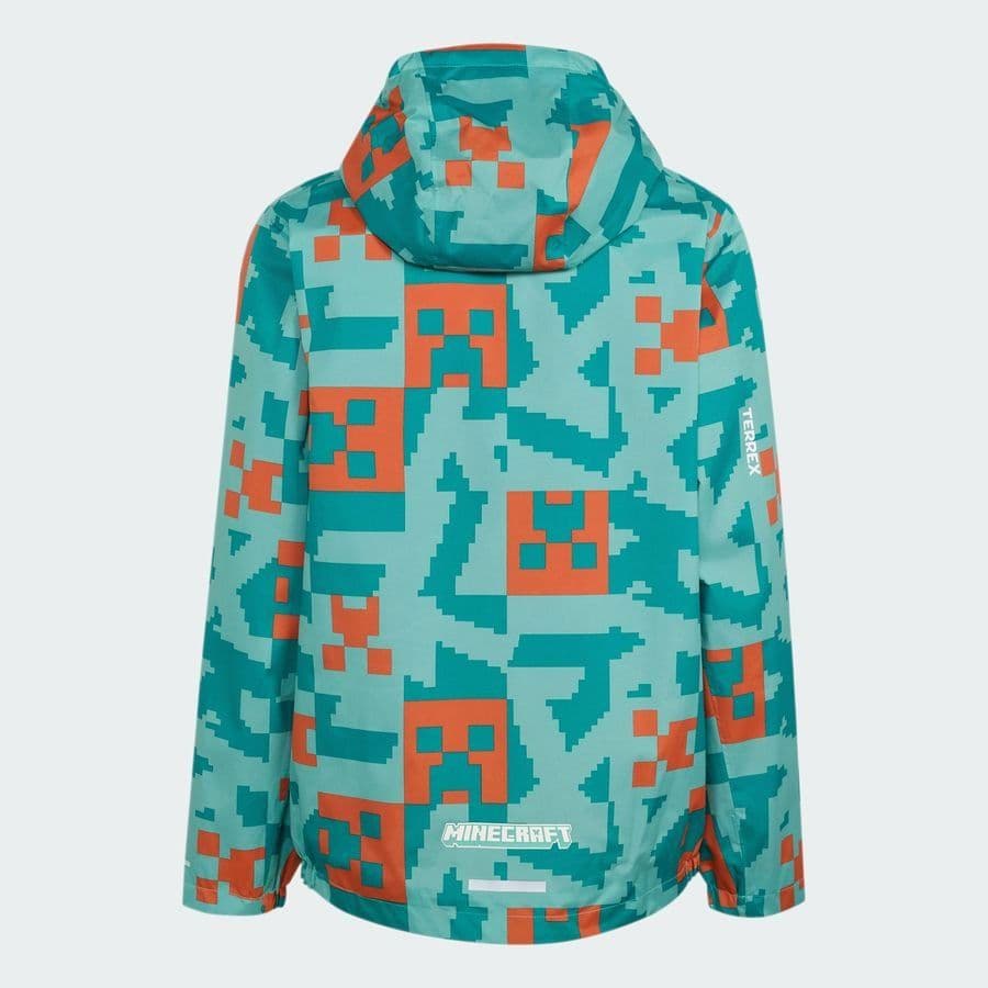 adidas Minecraft Terrex 2 Layer Climaproof Regenjack, foto 2