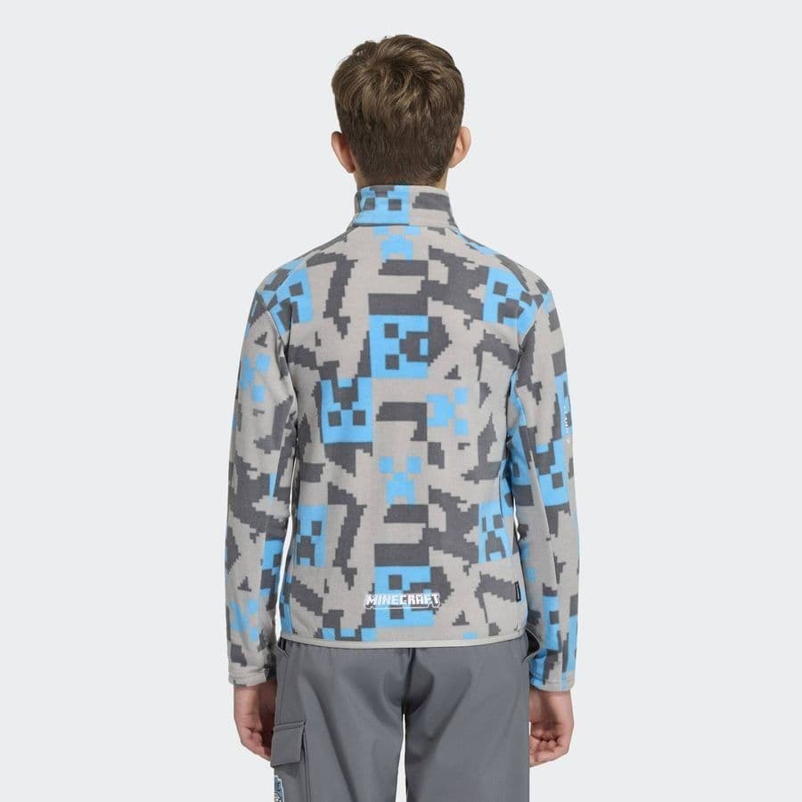 adidas Minecraft Terrex Climawarm Fleece Jack Met Lange Ritssluiting, foto 5