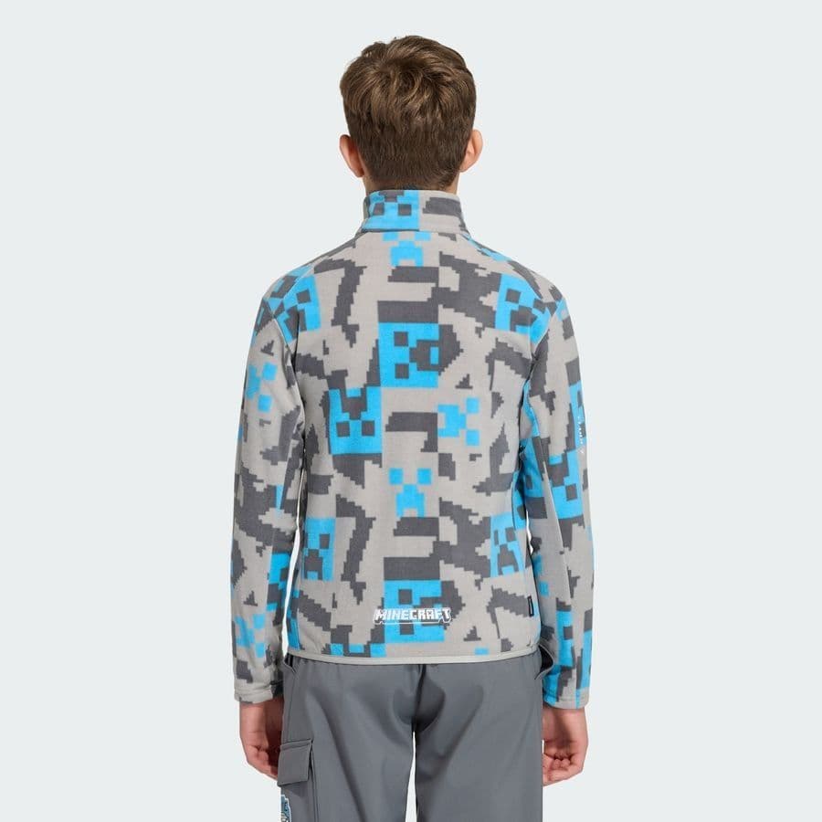 adidas Minecraft Terrex Climawarm Fleece Jack Met Lange Ritssluiting, foto 4