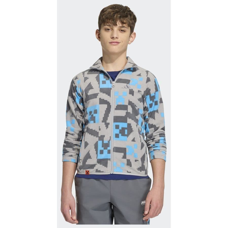 adidas adidas Minecraft Terrex Climawarm Fleece Jack Met Lange Ritssluiting