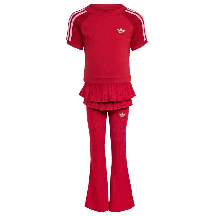 adidas Originals Slim-fit Knitted T-shirt Legging Set