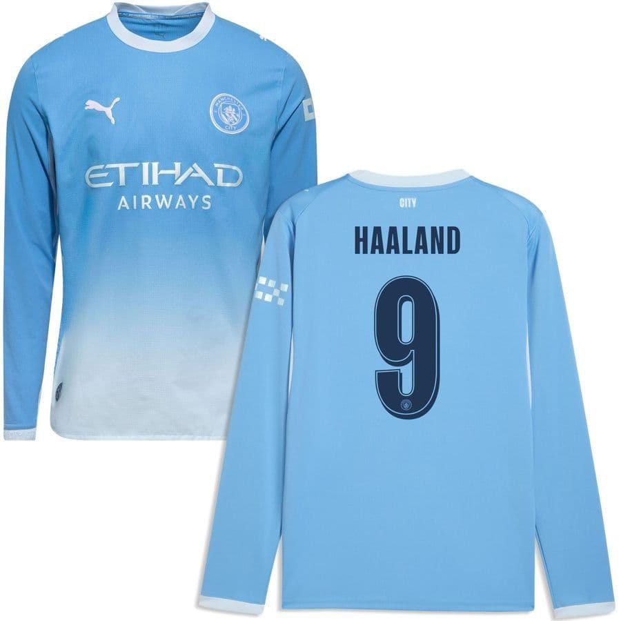 Puma Manchester City Thuisshirt 2026/27 Champions League Authentic Lange Mouwen Haaland 9