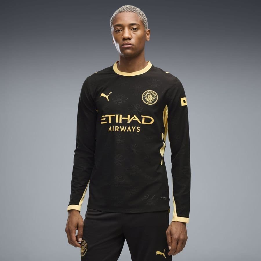 Puma Manchester City Uitshirt 2026/27 Champions League Authentic Lange Mouwen Haaland 9, foto 3