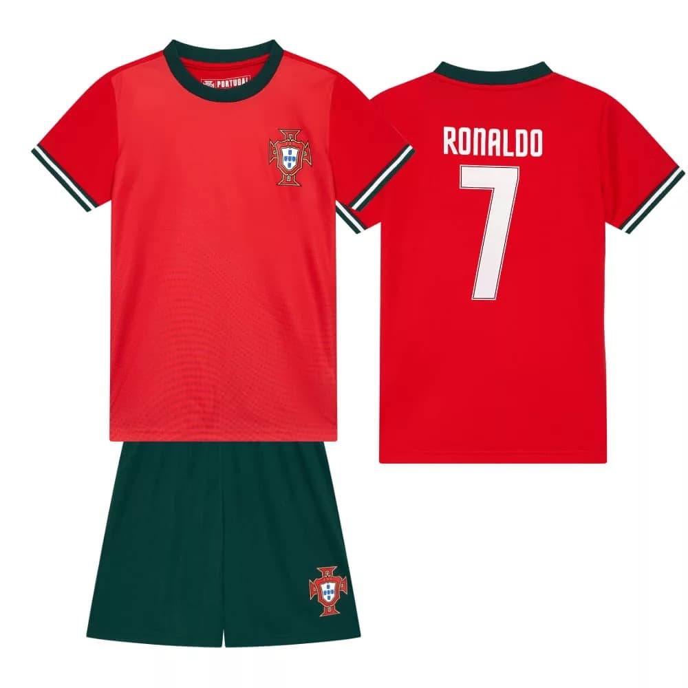 FPF Cristiano Ronaldo Portugal Voetbaltenue Thuis - CR7 - Kind