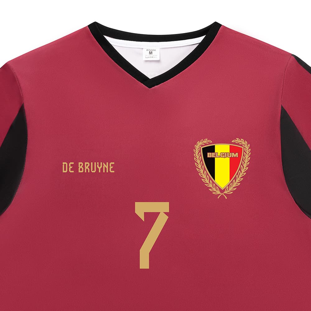 Kingdo De Bruyne Belgie Voetbaltenue Thuis - 2024-2026, foto 3
