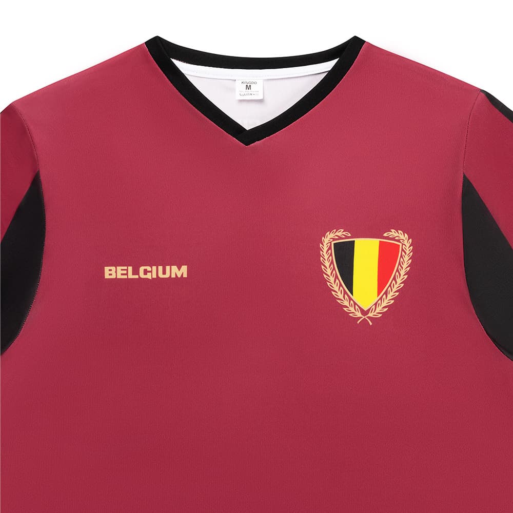 Kingdo Belgie Voetbalshirt Thuis - Eigen Naam - 2024-2026, foto 3