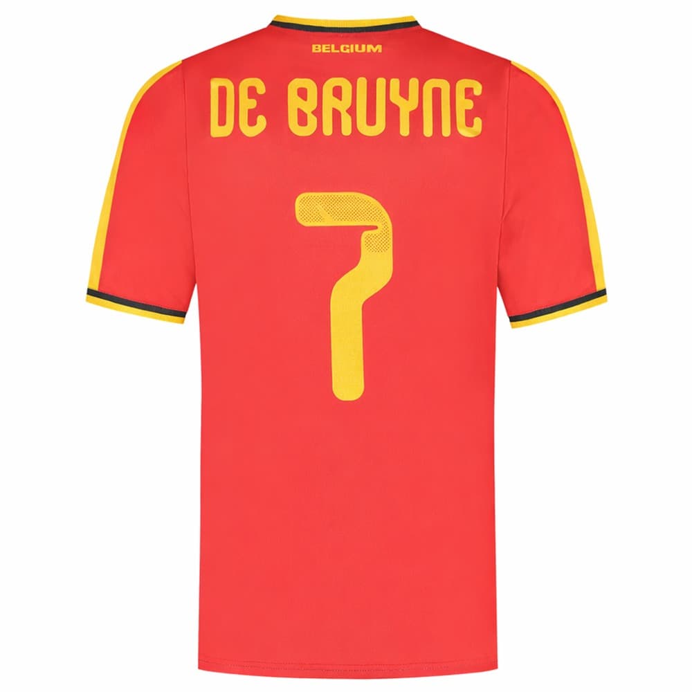 Kingdo De Bruyne Belgie Voetbalshirt Thuis - 2026-2028