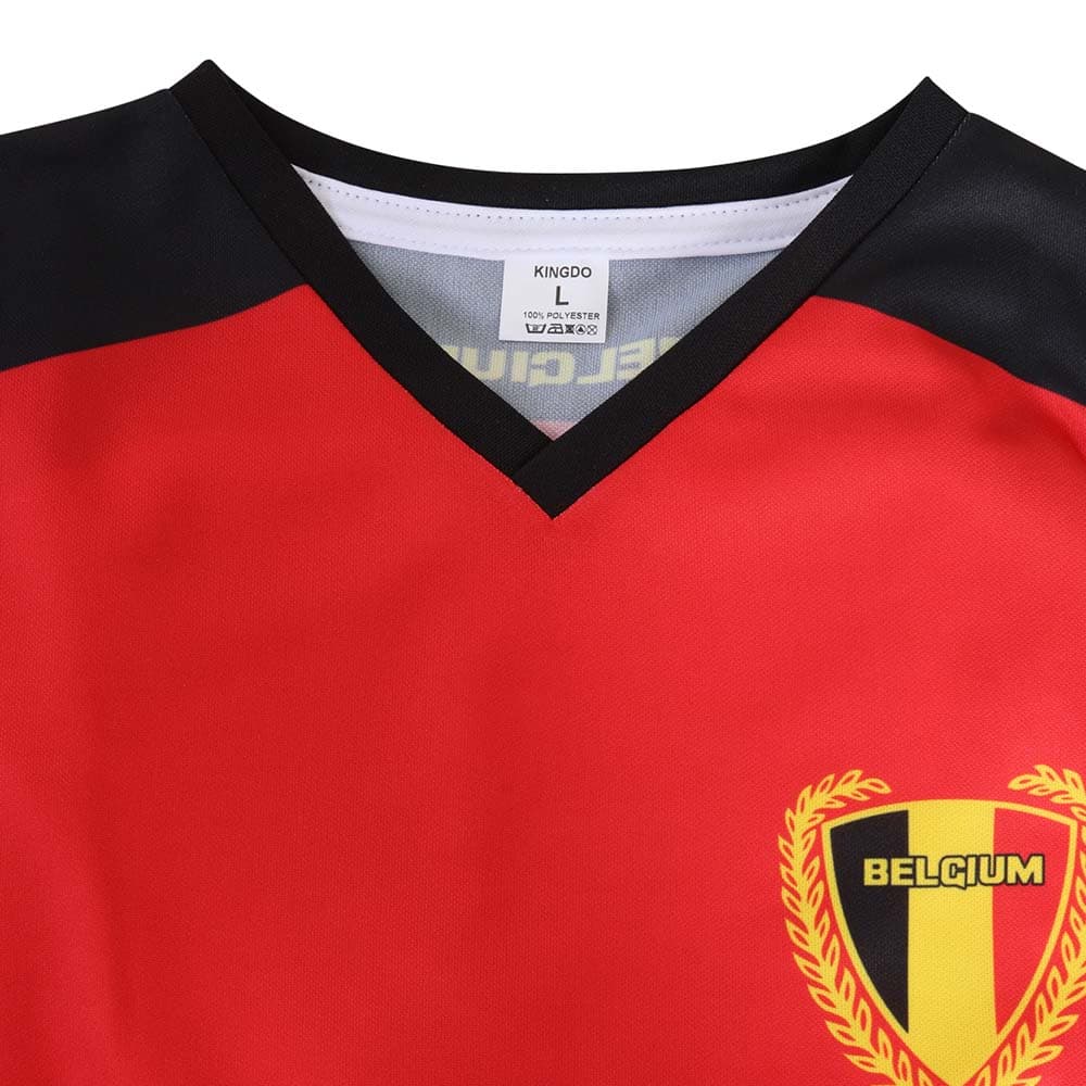 Kingdo Belgie Voetbalshirt Thuis - Eigen Naam, foto 3